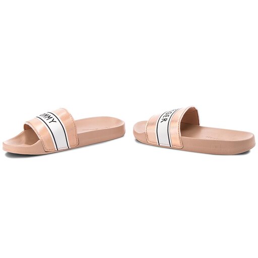 Tommy hilfiger mirror shop sparkle beach slide