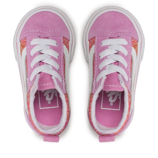 Vans old deals skool floral pink