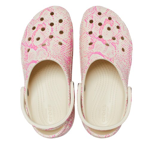 Snake print discount crocs