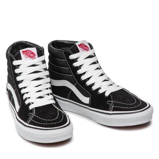 Vans all black high cut cheap
