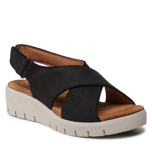 Sandale Clarks Un Karely Sun 261414484 Black Nubuck ecipele.hr