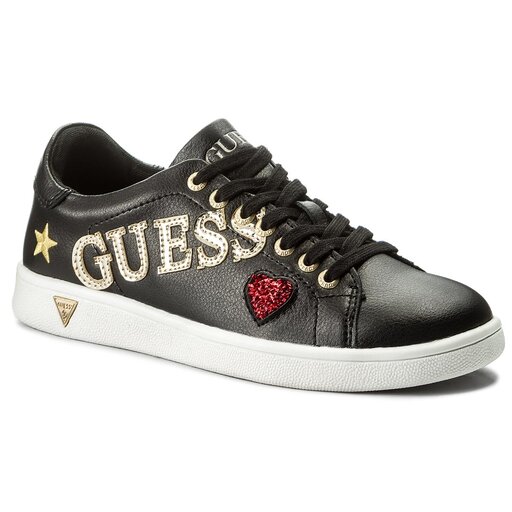 Sneakers Guess Super FLSPE1 LEA12 Noir chaussures
