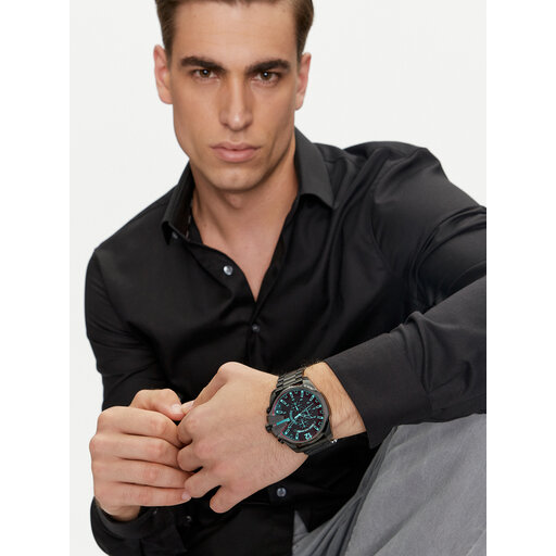 Diesel Mega Chief Dz4318 Diesel Uhr Schwarz Matt Uhr Diesel Mega