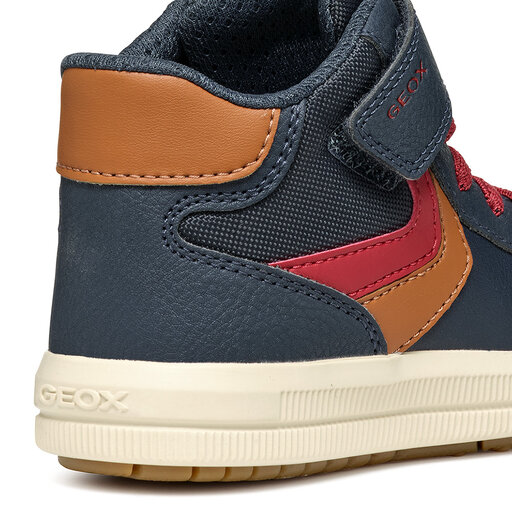 Geox J Arzach Boy D, Sneakers Niños, Negro, 31 EU