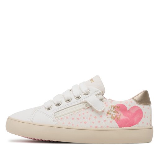 Sneakers Geox J Gisli Girl J024NB0AW54C1364 S White Dk Pink