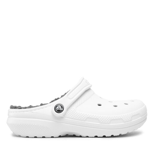 White fuzzy crocs womens sales