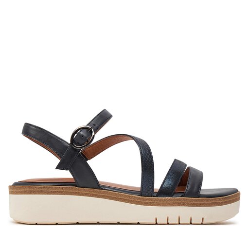 Tamaris TAMARIS - Sandalias De Cuña - Black/negro