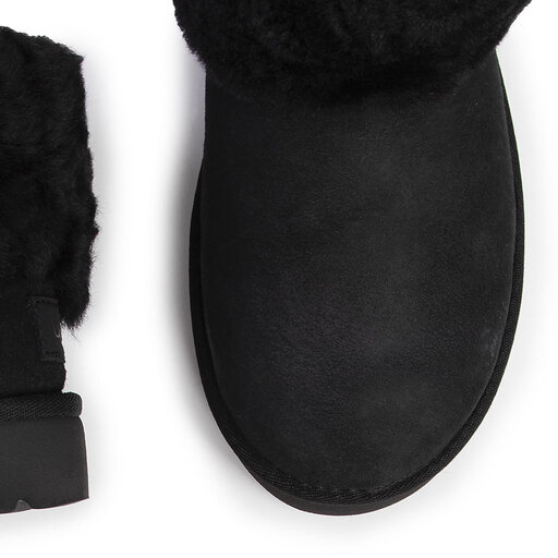 Botas de nieve Ugg W Classic Mini Fluff 1106757 Negro