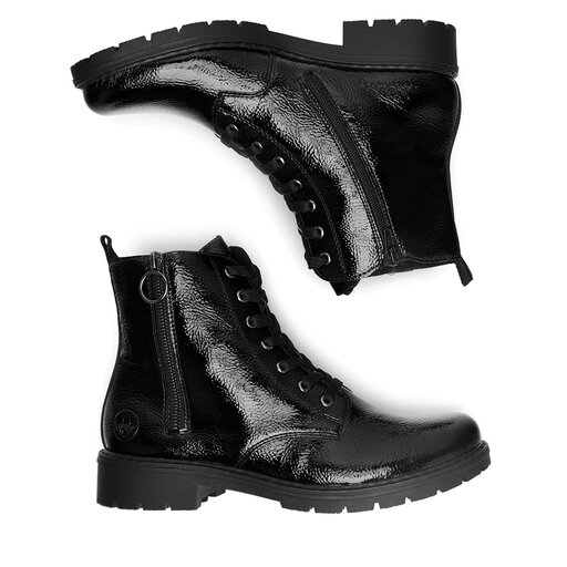 Modivo Rieker Schuhe Stiefeletten Schwarz Stiefeletten Rieker