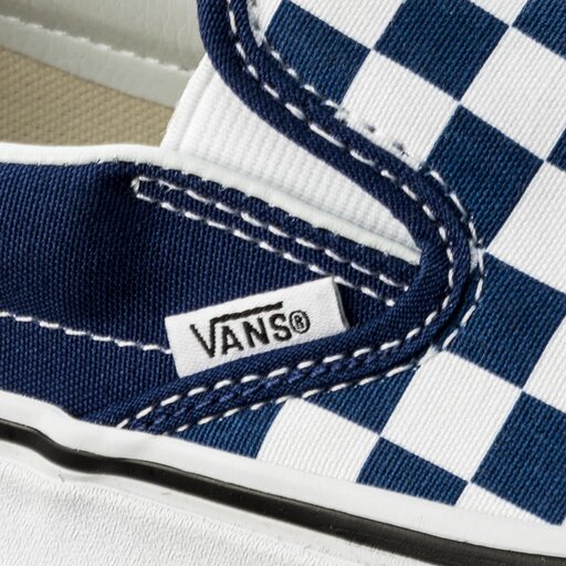 Tennis Vans Classic Slip On VN0A38f7QCN Bleu marine chaussures