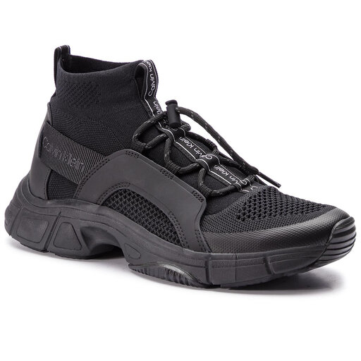 Sneakers Calvin Klein Delton Knit F2053 Noir chaussures