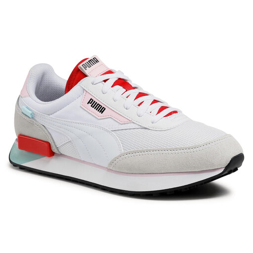 Laisvalaikio batai Puma Future Rider Neon Play 373383 09 Puma White/Poppy  Red • Www.eavalyne.lt