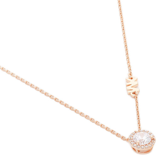Collar Michael Kors Pave Halo Necklace MKC1208AN791 Oro