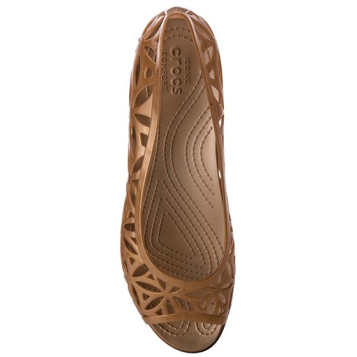 Baleriny Crocs Isabella Jelly Flat Crocs 204941 Półbuty Crocs