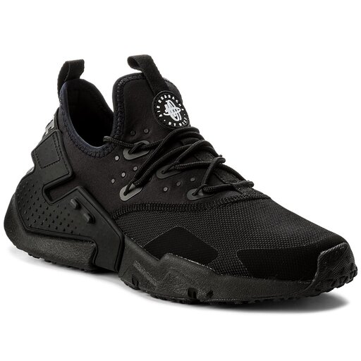 Black and white huaraches nike online