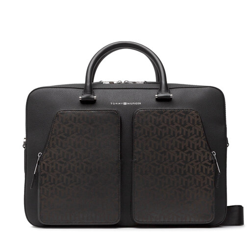 Tommy hilfiger business new arrivals leather computer bag