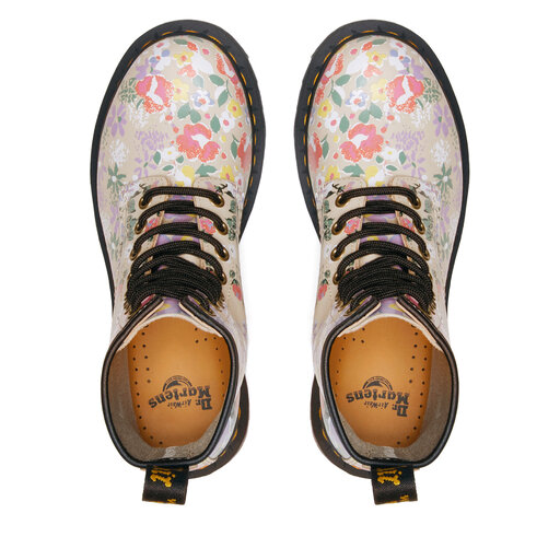 Glany Dr. Martens 1460 Floral Parchment beige eobuwie .pl