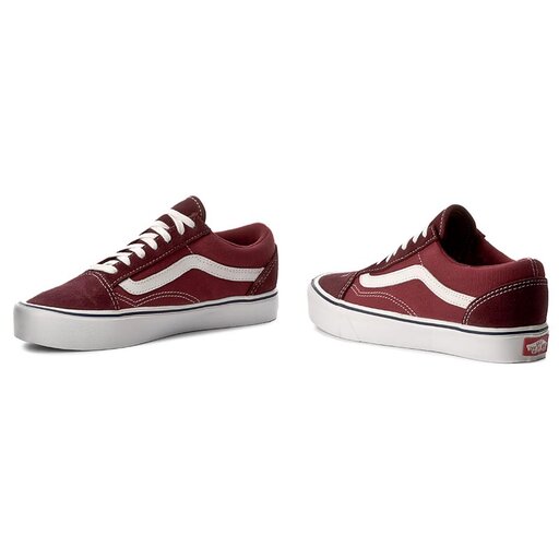 Vans old skool cheap maroon for girls