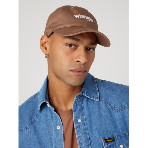 Czapka z daszkiem Wrangler Logo Cap W0V2U5H36 112335240 Br zowy eobuwie .pl