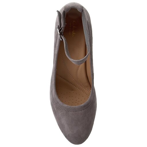 Pusba iai Clarks Chryssa Jana 261279414 Grey Suede eavalyne.lt