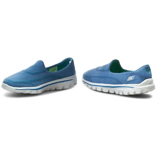 Zapatos Skechers Go Walk 2 Super Sock 13955 BLU Blue zapatos.es