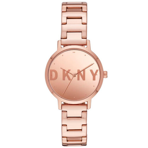 Dkny women's online rose gold watches