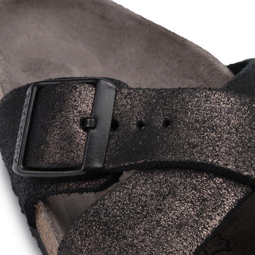 Pantoletten Birkenstock Siena 1014377 Washed Metallic Antique