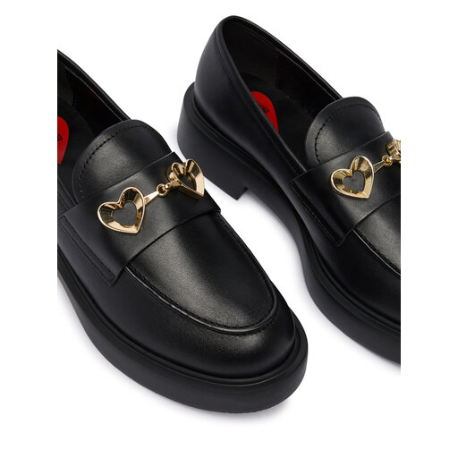 Лофери LOVE MOSCHINO JA10094G0NIA0000 Чорний | evzuttya.com.ua