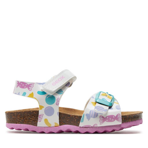 Sandales Geox B Sandal Chalki Girl B922RA 000HH C0653 M Blanc chaussures