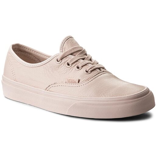 vans authentic leather rose