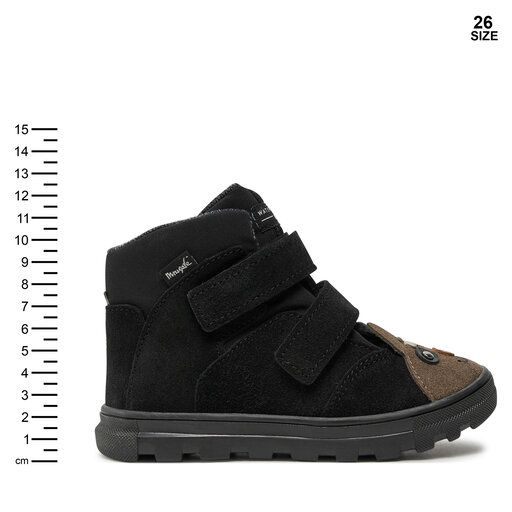 Trzewiki Mrugała Andy 6280/4-99 Czarny | eobuwie.com.pl