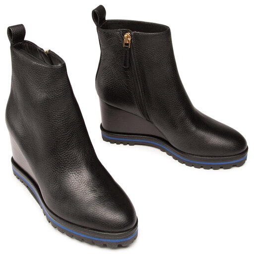 Tory Burch Lug Sole Wedge Boots Tory Burch Women's Double T Buckle Wedge  Booties Bloomingdale's