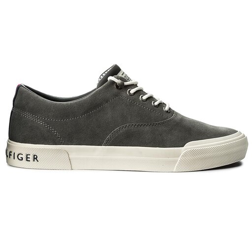 Tennis Tommy Hilfiger Heritage Suede Sneaker FM0FM00592 Charcoal