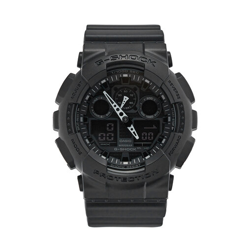 Uhr G Shock GA 100 1A1ER Schwarz eschuhe