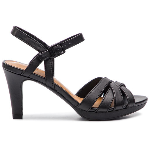 Sandales Clarks Adriel Wavy 261335754 Black Leather chaussures