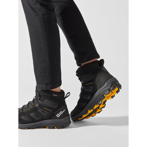 Trekkingschuhe Jack Wolfskin Vojo Texapore Mid M 4042462 Schwarz