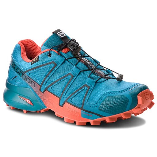 Zapatos Speedcross 4 Gtx GORE-TEX 404665 27 G0 Fjord Blue/Cherry Tomato/Black • Www.zapatos.es