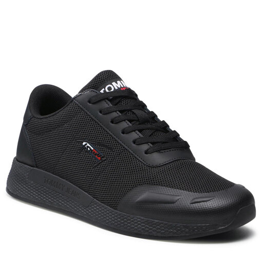 Sneakers Tommy Jeans Flexi Mesh Tjm Runner EM0EM00724 Schwarz