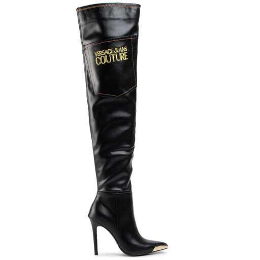 Knee High Versace Jeans Couture Stivali Stivali Alti Versace