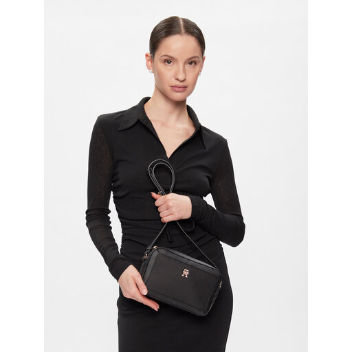 Handtasche Tommy Hilfiger Th Essential S Crossover AW0AW15716 