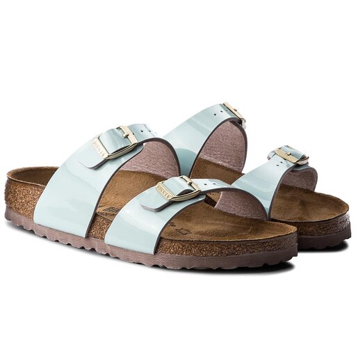 Pantoletten Birkenstock Sydney Bs 1008546 Blau eschuhe