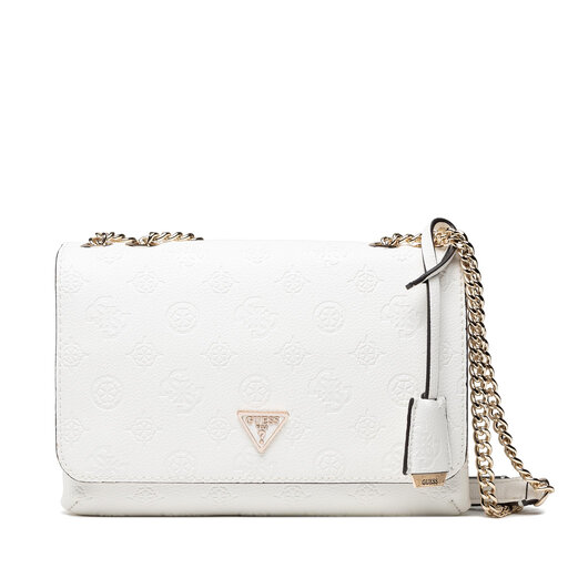 Ročna torba Guess Helaina Convertible Xbody Flap HWPG84 03210 Bela