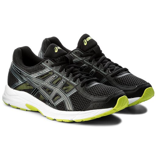 Cip Asics Gel Contend 4 T715N Black Black Energy Green 9090