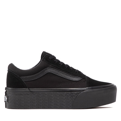 Vans canvas old skool black new arrivals