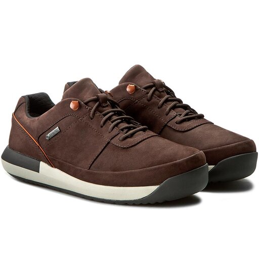 P buty Clarks Johto Lace Gtx 261197647 Dark Brown Nubuck