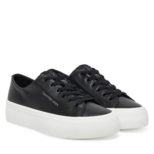 【現金特価】 Flatform Vulc Jeans Klein Calvin Снікерcи Low Lth Mg 着せ替え服・アウトフィット