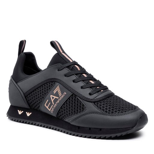 Sneakers EA7 Emporio Armani X8X027 XK050 M701 Triple Black/Gold ...