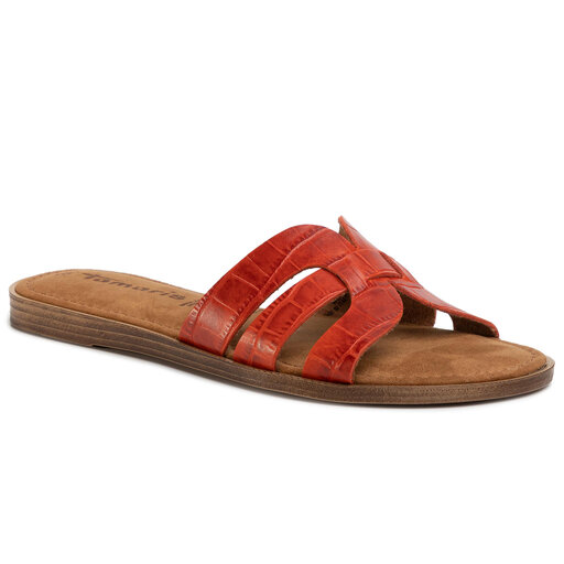 Tamaris Damen Pantoletten 27102-24 - Bequeme Clogs Aus Glattleder