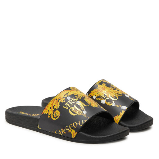 Ciabatte Versace Jeans Couture 77VA3SQ3 ZS834 Nero escarpe