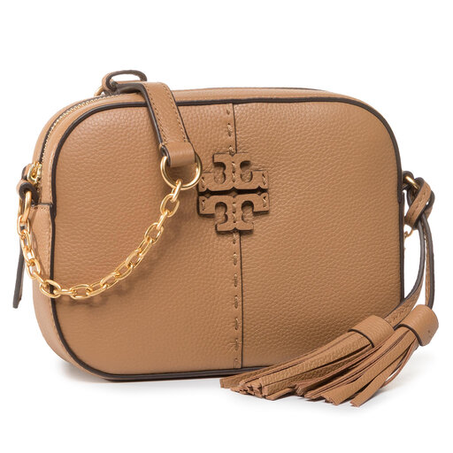 Handtasche Tory Burch Mcgraw Camera Bag 64447 Braun eschuhe